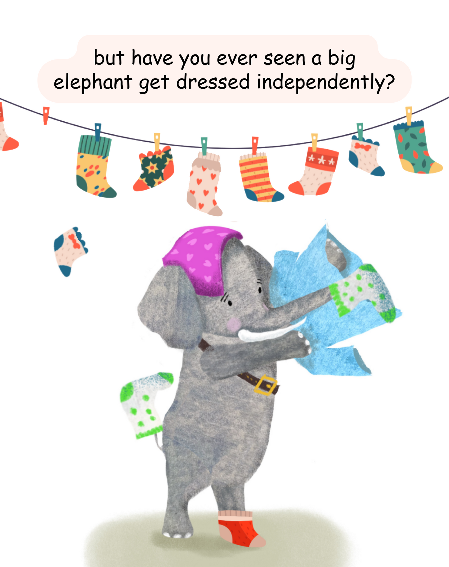 Big Elephants Can Add Up Sums Easily by Savanna Turner