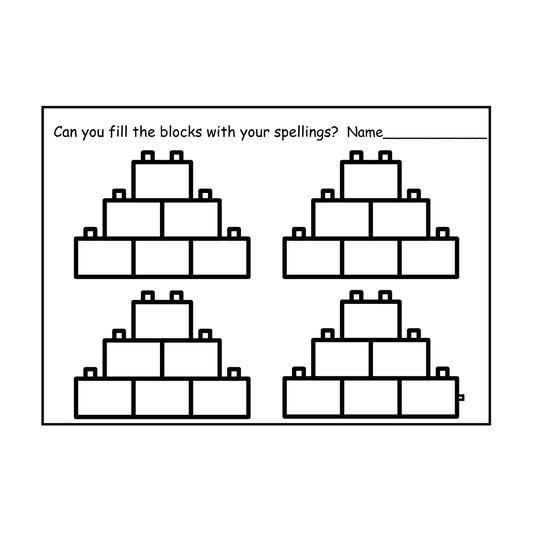 Lego Word Work Activity